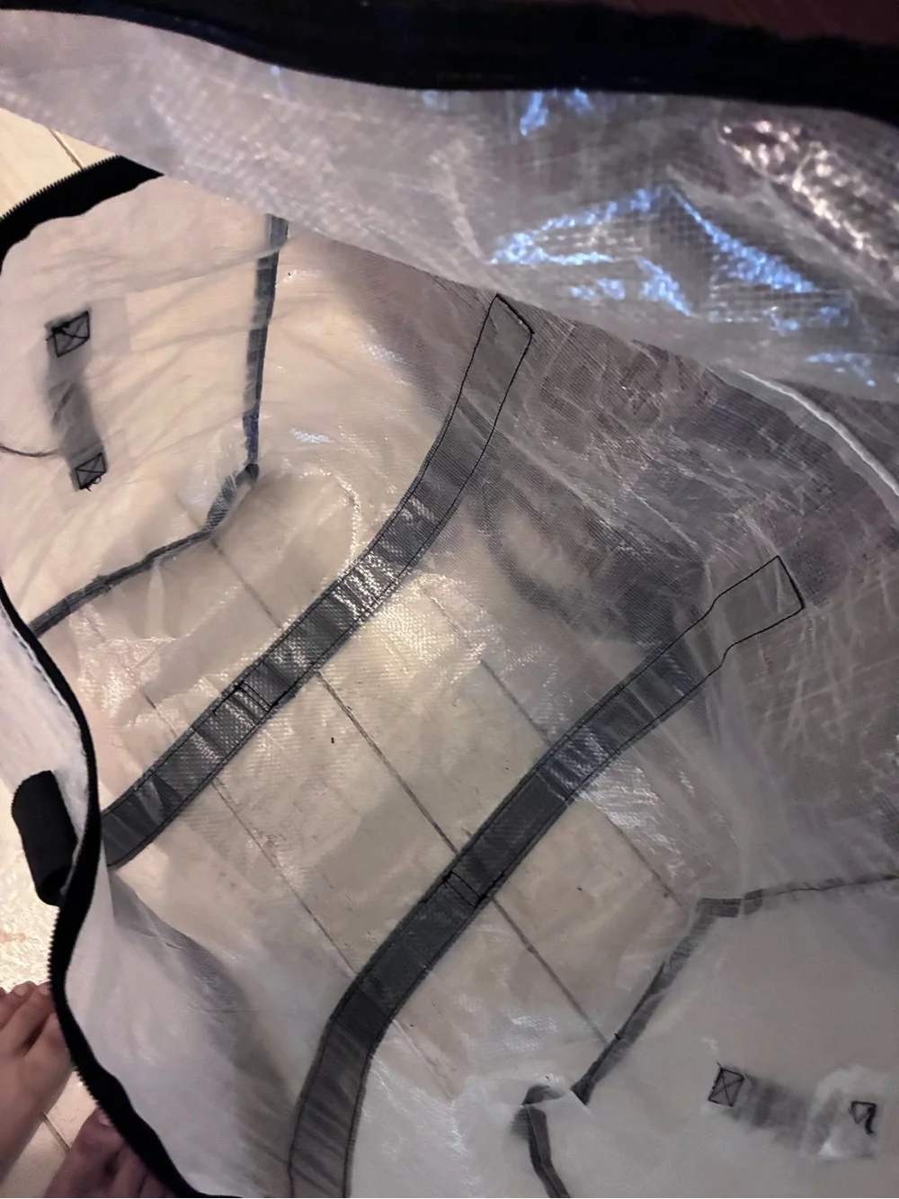 BALEINE Oversized Heavy-Duty Clear Storage and Moving Bag,